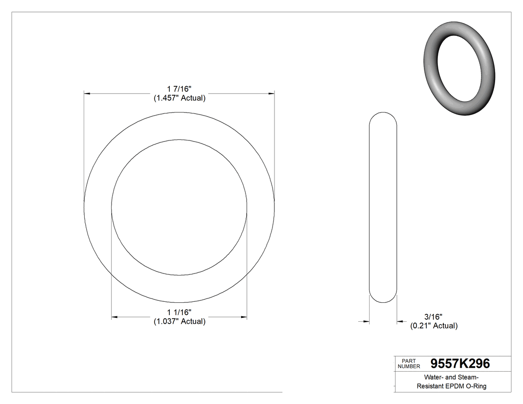 Technical drawing - 9557K296